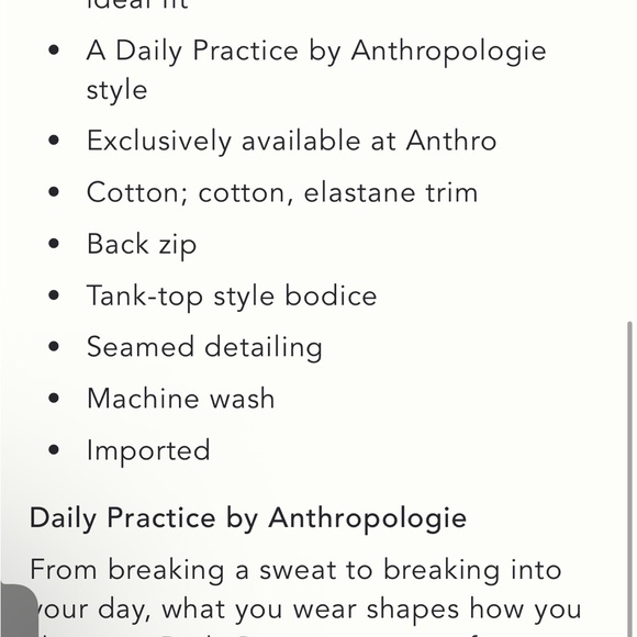 Anthropologie daily practice horizon wide leg knit Jumpsuit in pearl - Picture 5 of 13